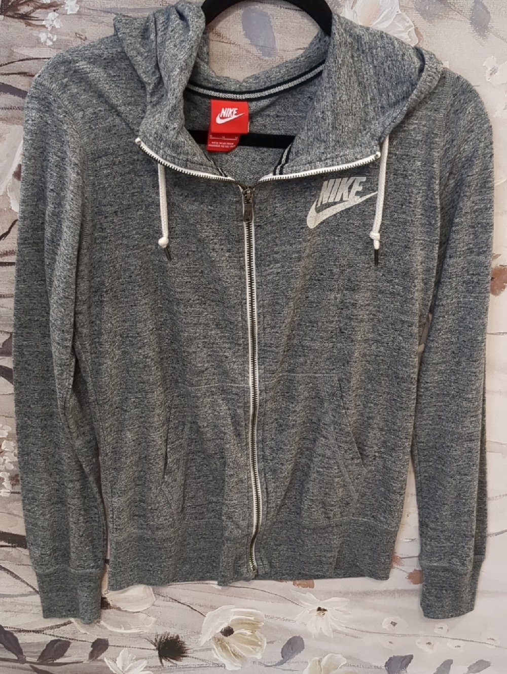 Nike Gray Zip Hoodie